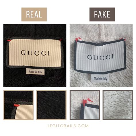 how to tell a fake gucci jacket|Gucci x champion hoodie real.